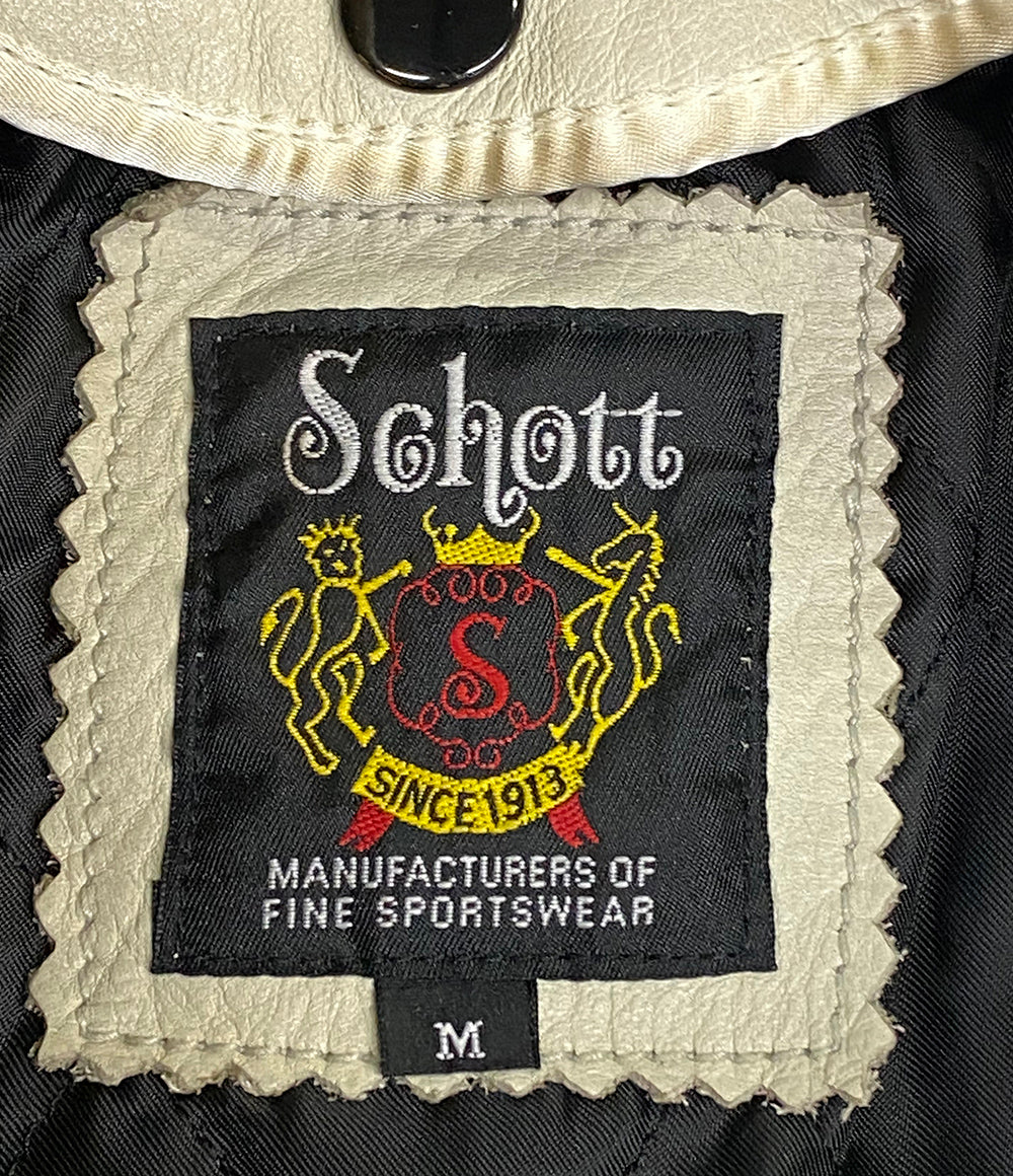 ショット ライダースジャケット USED加工 ダブル 3101020 メンズ SIZE M SCHOTT