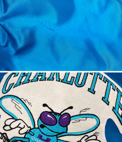 スターター  スタジャン CHARLOTTE HORNETS      メンズ SIZE XL  STARTER