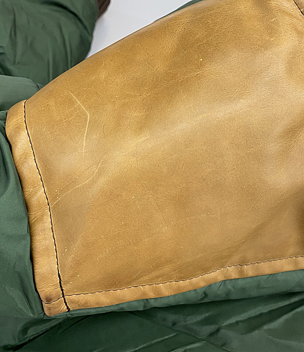 DSQUARED2 ダウンジャケット レザー切り替え メンズ SIZE 44 ディー