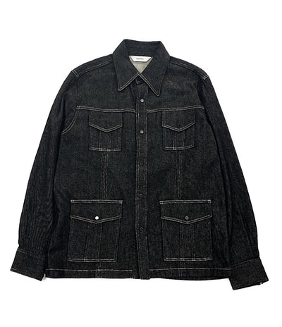 サスクワァッチファブリックス  デニム長袖シャツ DENIM BUSH SHIRT 22AW      メンズ SIZE XL  SASQUATCHfabrix