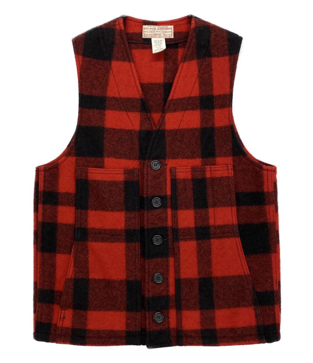 フィルソン ウールベスト ブッファローチェック メンズ SIZE 38 FILSON