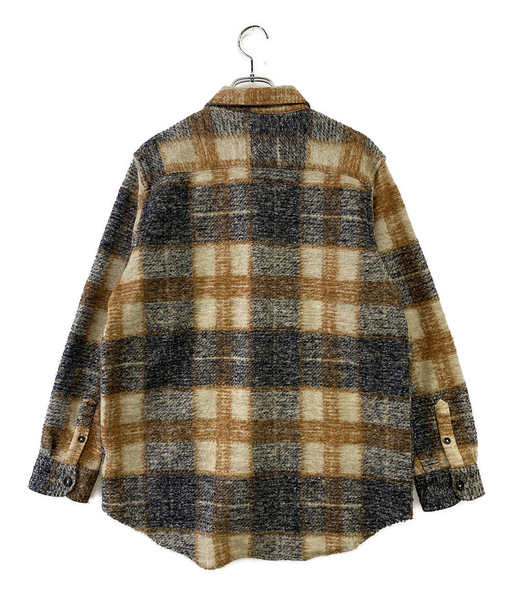 ステューシー  長袖シャツ Plaid Knit Shirt      メンズ SIZE S  STUSSY