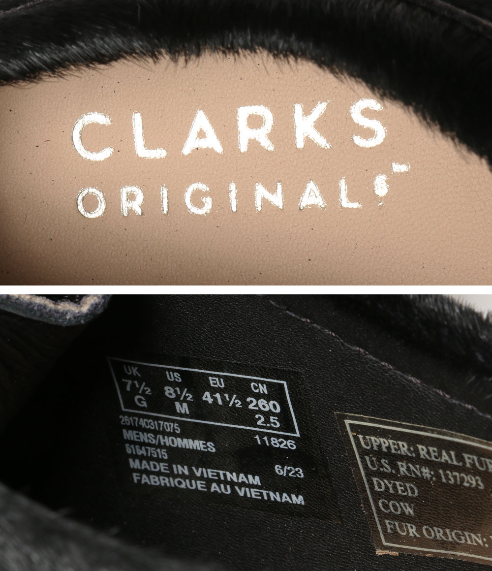 スニーカー ハラコ ワラビ-ブ-ツ デザ-トブ-ツ      メンズ SIZE 26  Clarks