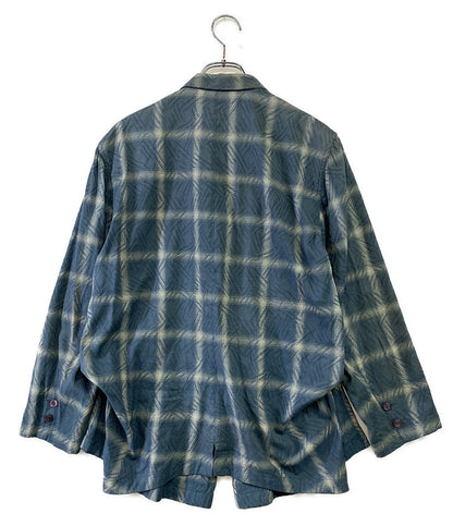 イッセイミヤケ  シャツジャケット 長袖シャツ 筆タグ チェック 80s     メンズ SIZE 9  ISSEY MIYAKE