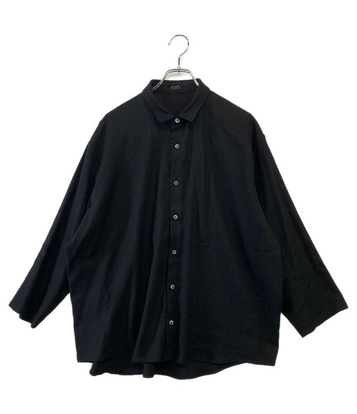 semoh セモー 長袖シャツ ワイドリネンシルクシャツ メンズ SIZE 3 semoh セモー 長袖シャツ ワイドリネンシルクシャツ メンズ SIZE 3