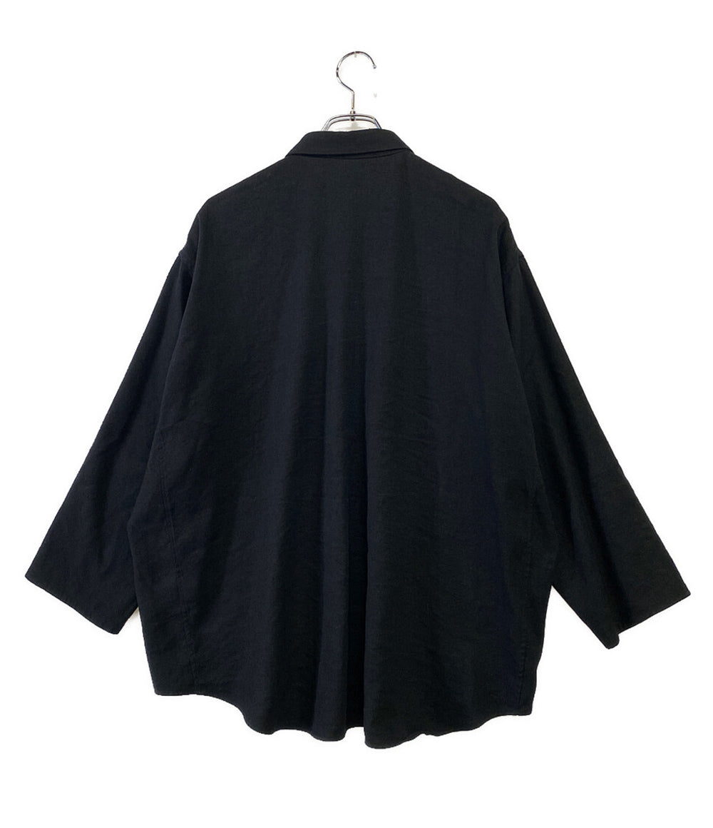 semoh セモー 長袖シャツ ワイドリネンシルクシャツ メンズ SIZE 3