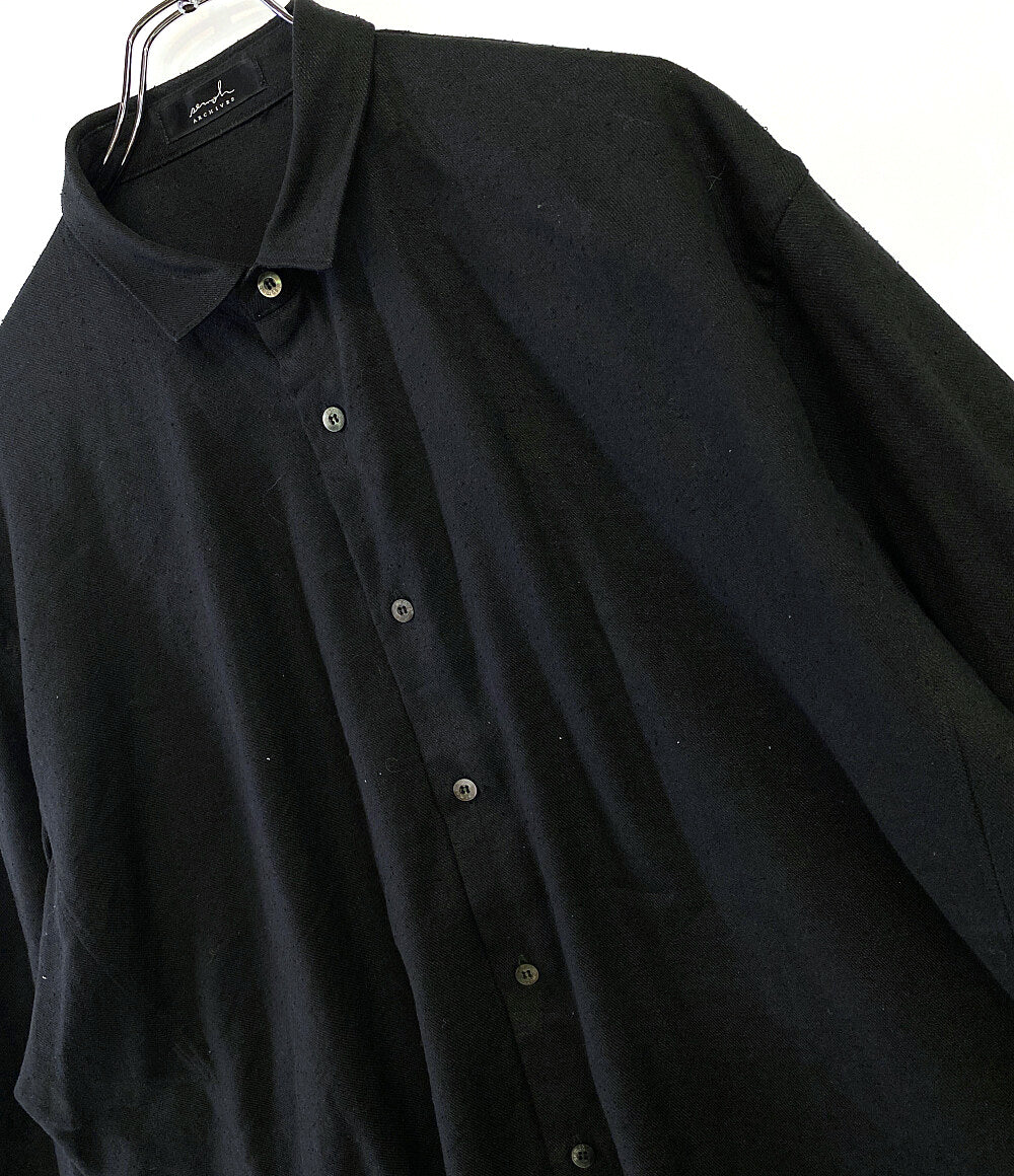 semoh セモー 長袖シャツ ワイドリネンシルクシャツ メンズ SIZE 3