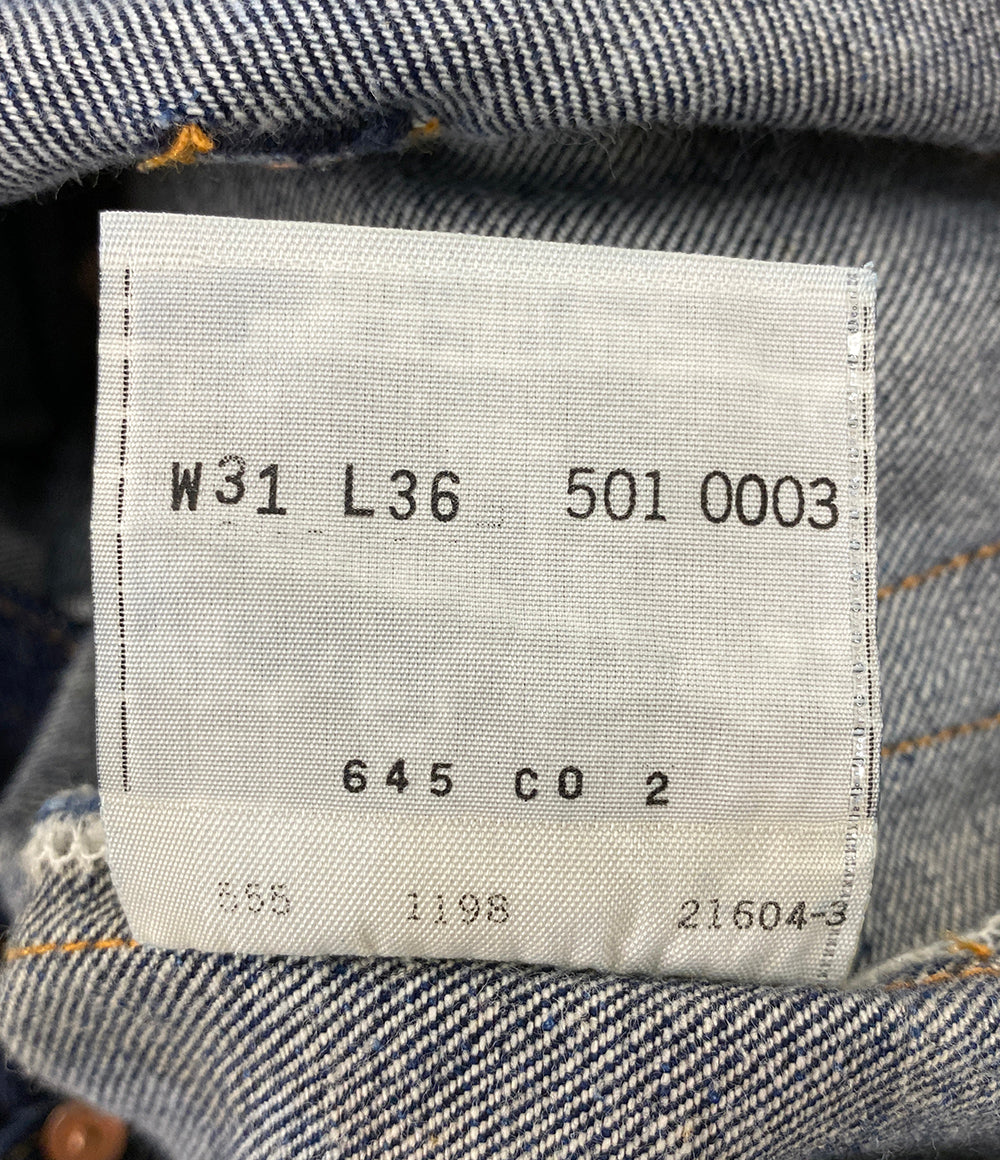 リーバイス  デニムパンツ 501XX BigE  復刻セルビッチデニムパンツ 98年製     メンズ SIZE W31 L36  LEVI’S