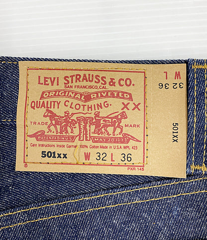 リーバイス 美品 デニムパンツ 90s 501XX USA製 デッドストック Rタグ      メンズ SIZE W32 L36  LEVI’S