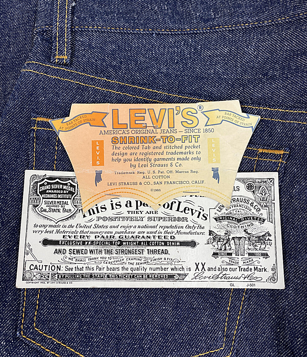 美品 LEVI’S デニムパンツ 90s 501XX USA製 デッドストック Rタグ メンズ SIZE W32 L36 リーバイス