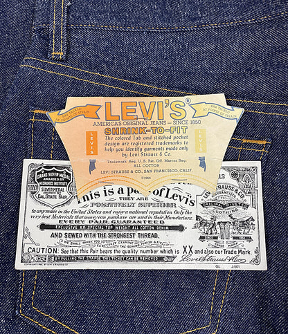 美品 LEVI’S デニムパンツ 90s 501XX USA製 デッドストック Rタグ メンズ SIZE W32 L36 リーバイス