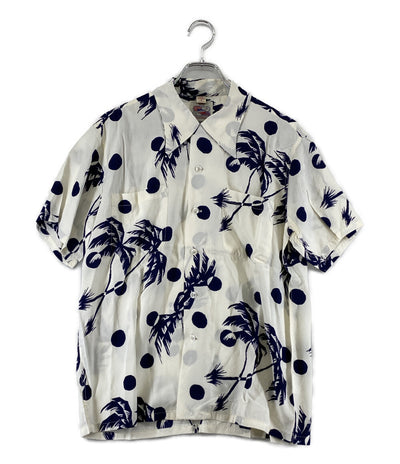 サンサーフ  半袖シャツ MOON LIGHT PALM TREE DUKE KAHANAMOKU      メンズ SIZE M  SUN SURF