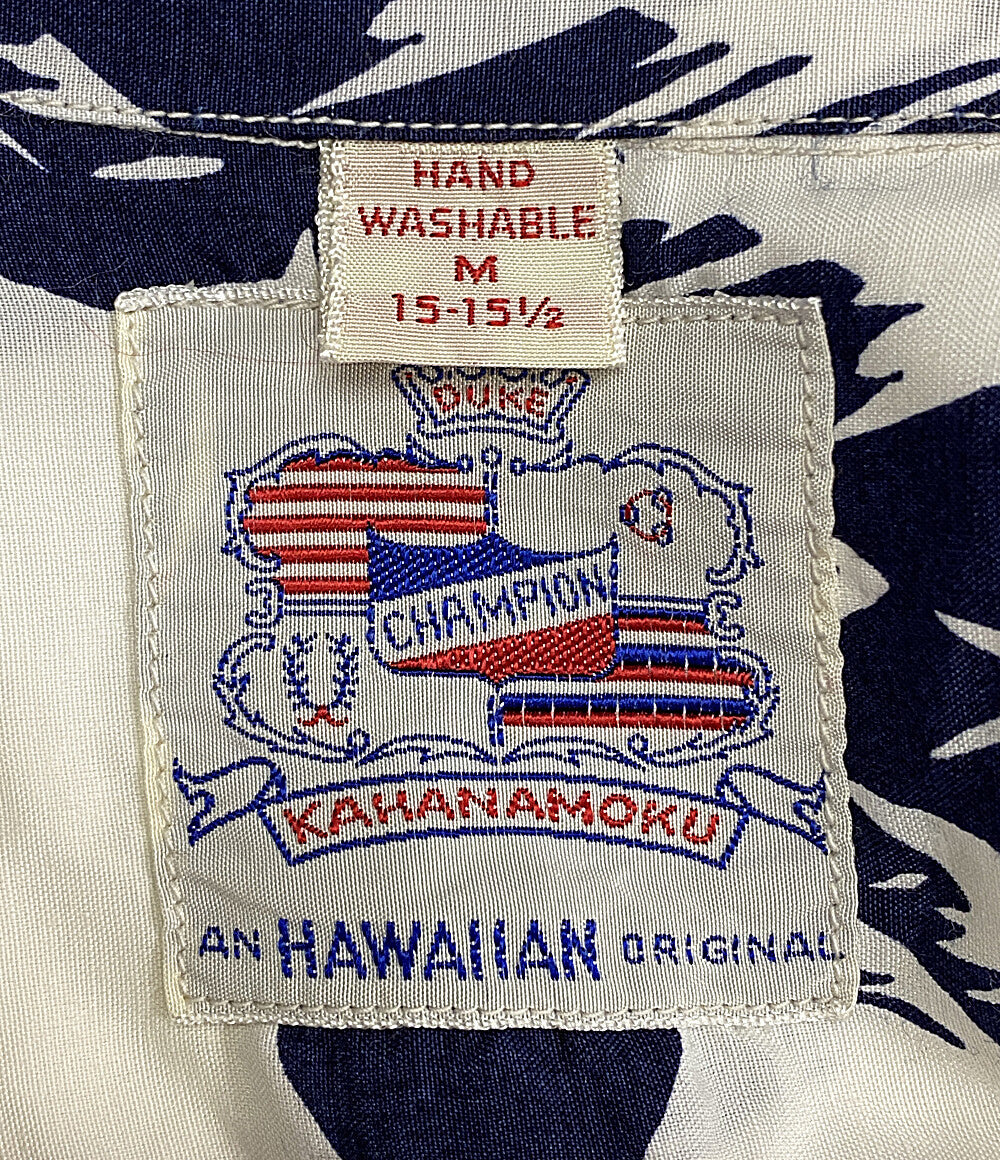 サンサーフ  半袖シャツ MOON LIGHT PALM TREE DUKE KAHANAMOKU      メンズ SIZE M  SUN SURF