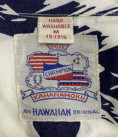 サンサーフ  半袖シャツ MOON LIGHT PALM TREE DUKE KAHANAMOKU      メンズ SIZE M  SUN SURF