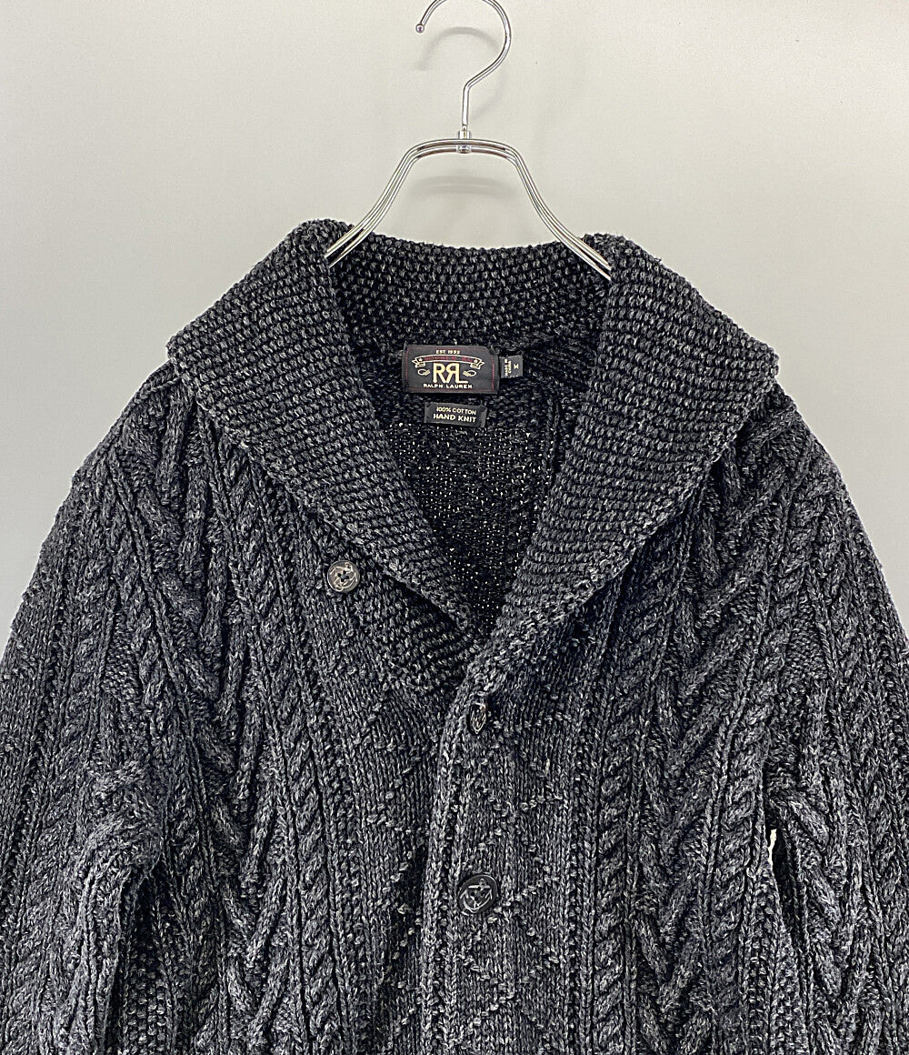 ダブル アール エル ショールカラーカーディガン HAND KNIT      メンズ SIZE M  RRL