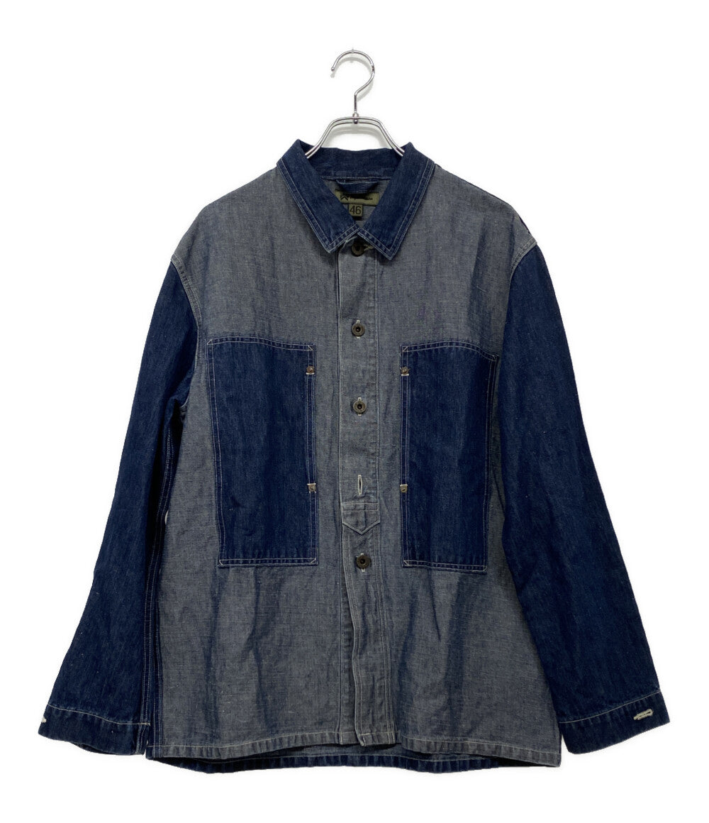 ナイジェルケーボン  シャツジャケット UTILITY LINEN COTTON SHIRT JKT      メンズ SIZE 46  NIGEL CABOURN