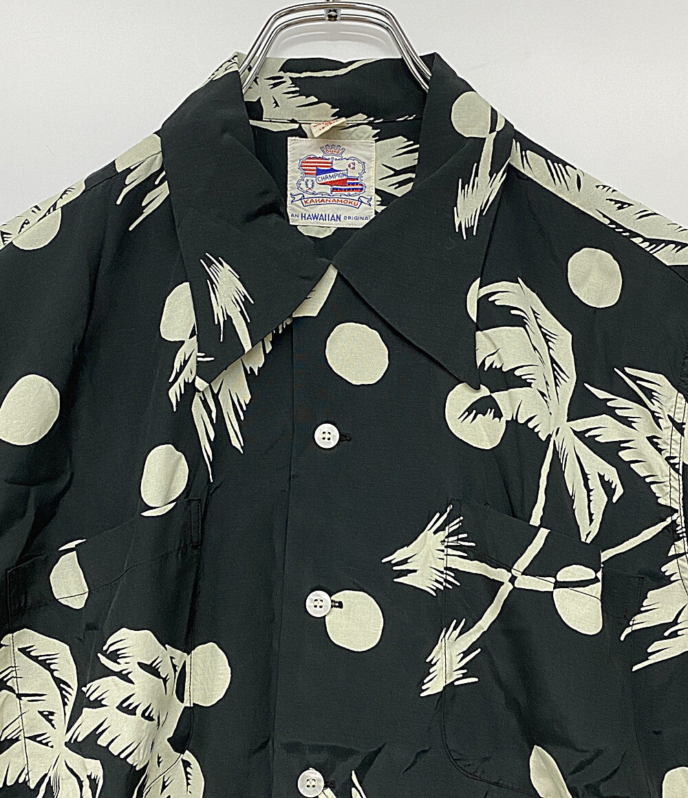 サンサーフ  半袖シャツ MOON LIGHT PALM TREE DUKE KAHANAMOKU      メンズ SIZE M  SUN SURF