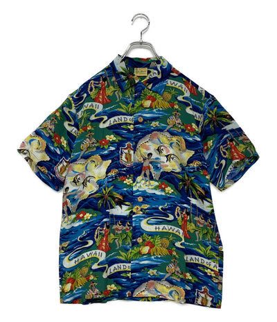 サンサーフ 美品 半袖シャツ SS36984 S S LAND OF ALOHA      メンズ SIZE S  SUN SURF