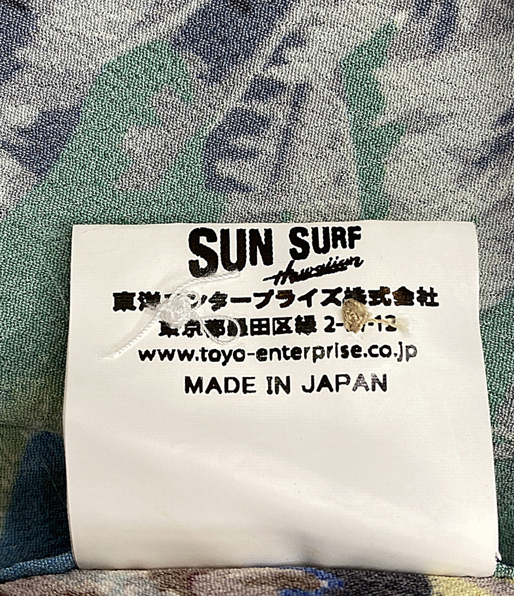 サンサーフ 美品 半袖シャツ SS36658 S S HOOLAULEA      メンズ SIZE M  SUN SURF