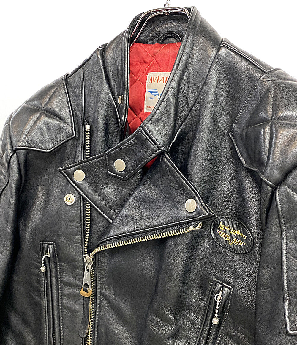 ルイスレザー ライダースジャケット Leather Jacket AVIAKIT メンズ
