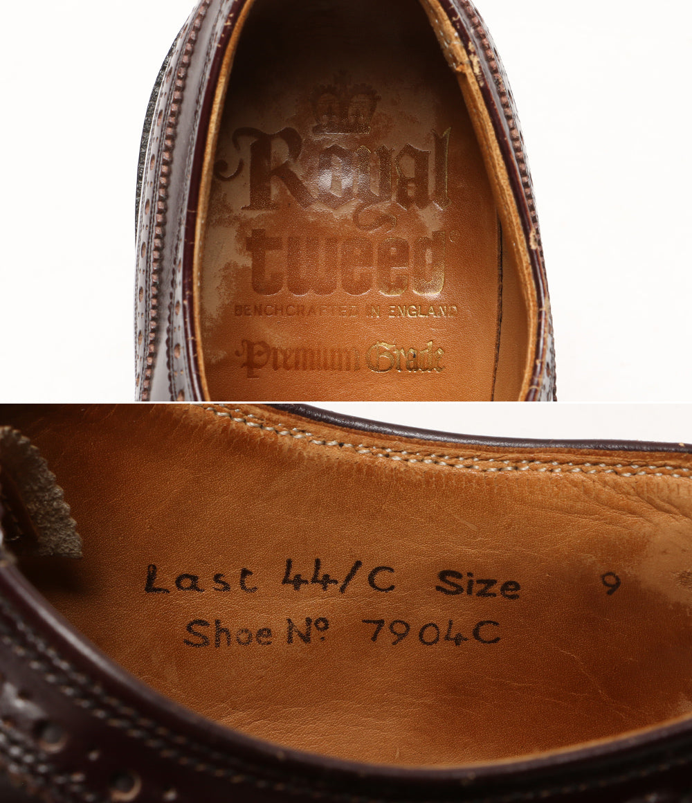 チーニーロイヤルツイード ドレスシューズ ウィングチップ      メンズ SIZE 9  CHEANEY ROYAL TWEED