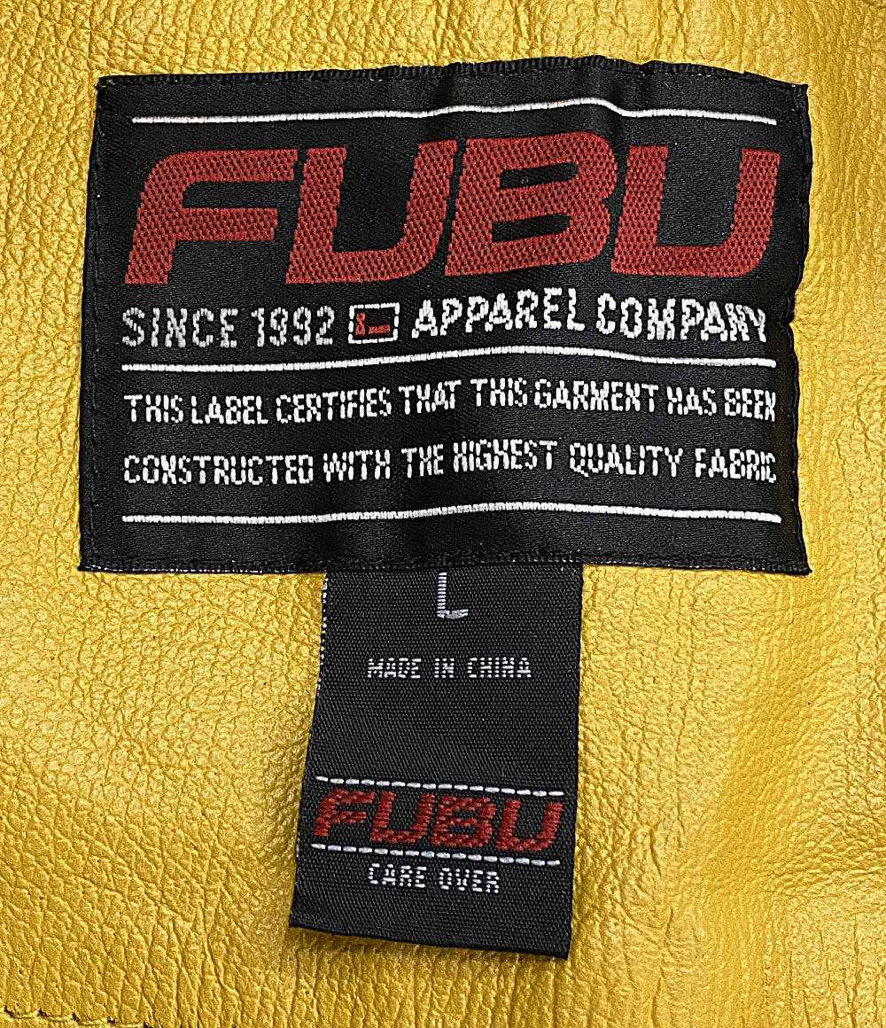 フブ  半袖レザーゲームシャツ      メンズ SIZE L  FUBU