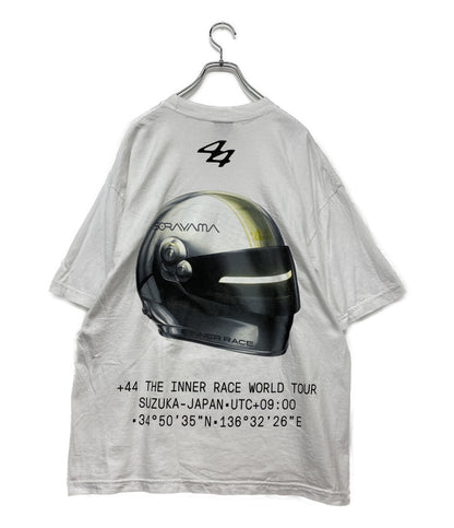 ハジメソラヤマ+44 半袖Ｔシャツ HELMET T ホワイト      メンズ SIZE L  Hajime Sorayama +44