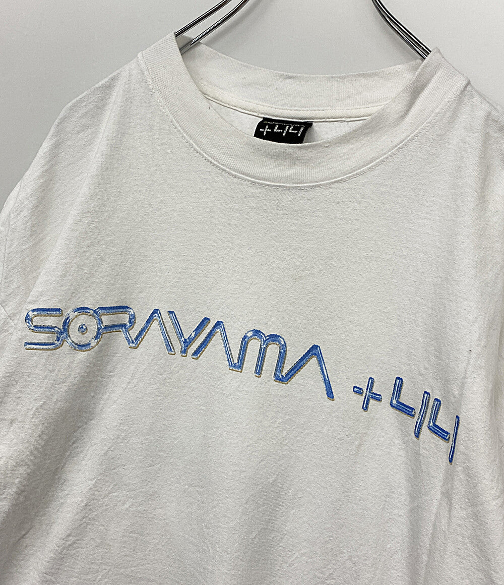 ハジメソラヤマ+44 半袖Ｔシャツ HELMET T ホワイト      メンズ SIZE L  Hajime Sorayama +44