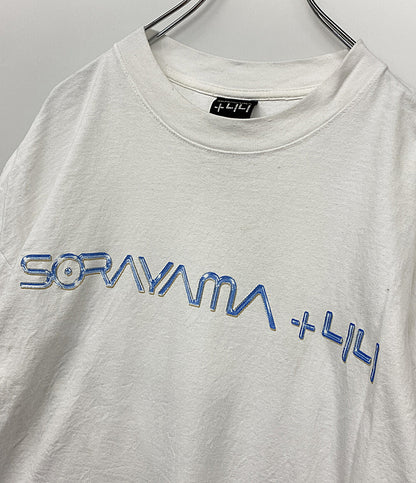 ハジメソラヤマ+44 半袖Ｔシャツ HELMET T ホワイト      メンズ SIZE L  Hajime Sorayama +44