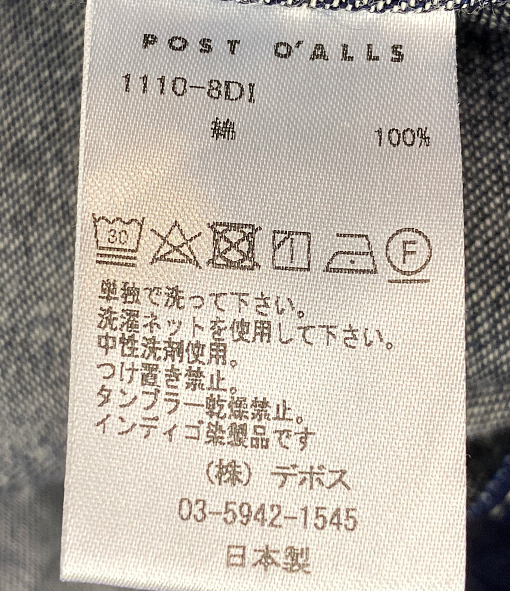 ポストオーバーオールズ デニムシャツジャケット     1110-8DI メンズ SIZE M  POST O'ALLS