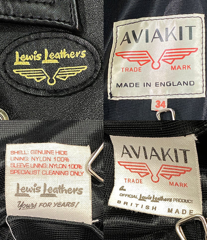 Lewis leathers ジャケット ブラック メンズ SIZE 34 ルイスレザー