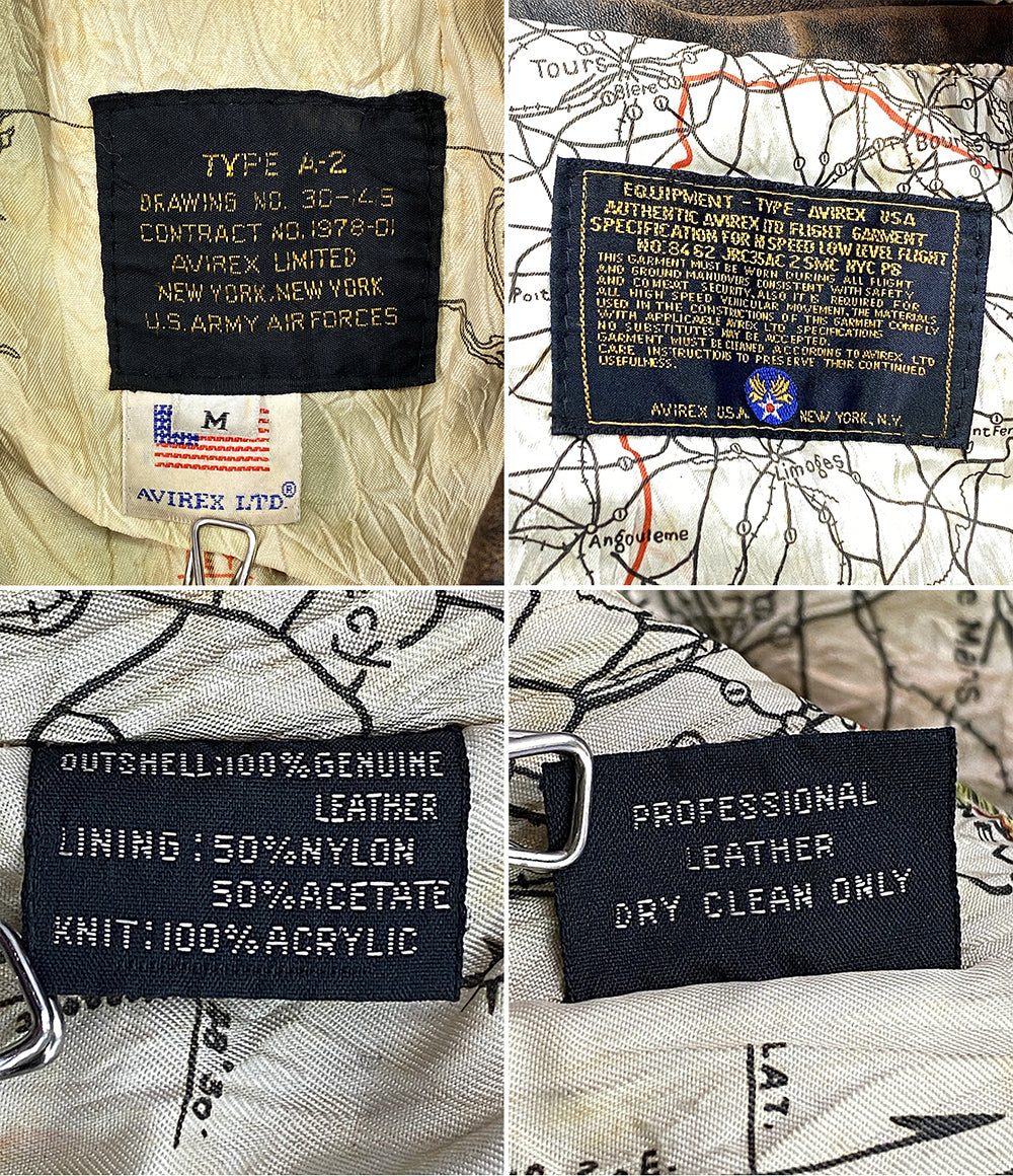 AVIREX ジャケット A-2 Jacket メンズ SIZE M アヴィレックス