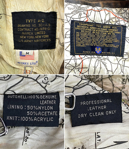 AVIREX ジャケット A-2 Jacket メンズ SIZE M アヴィレックス