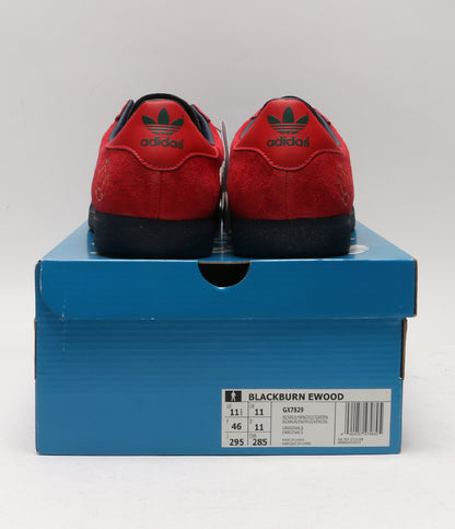 アディダス 美品 スニーカー black burn ewood レッド      メンズ SIZE 29.5cm  adidas