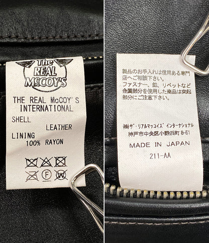 ザリアルマッコイズ  J-100 シングルライダース      メンズ SIZE 38  THE REAL McCOY’S