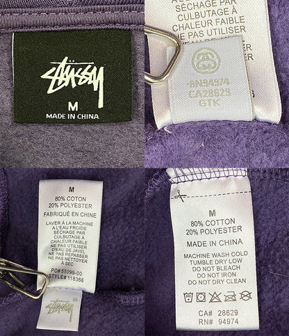 ステューシー  パーカー LOGO HOODIE      メンズ SIZE M  STUSSY