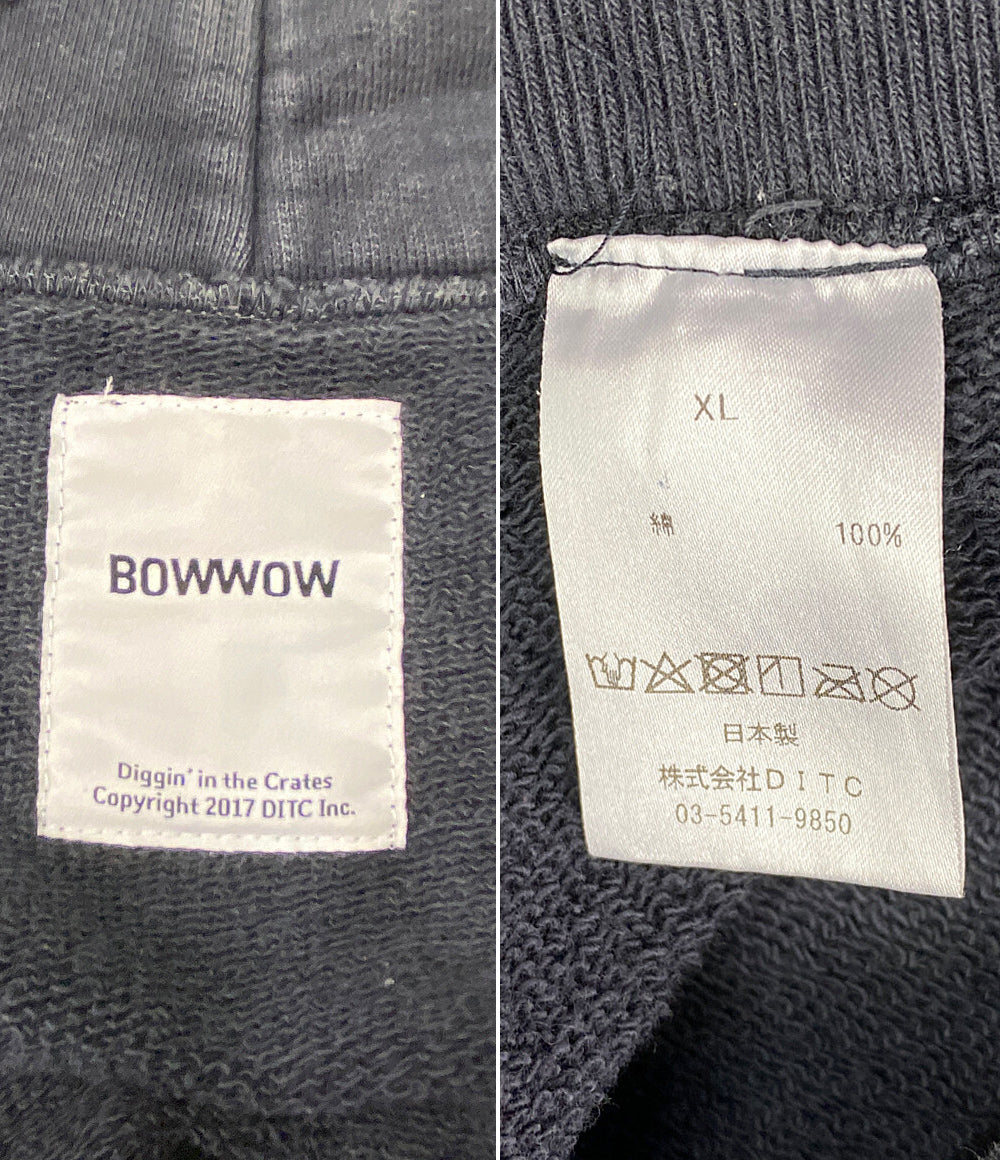 バウワウ スウェットパーカー ユーズド加工      メンズ SIZE XL  BOWWOW