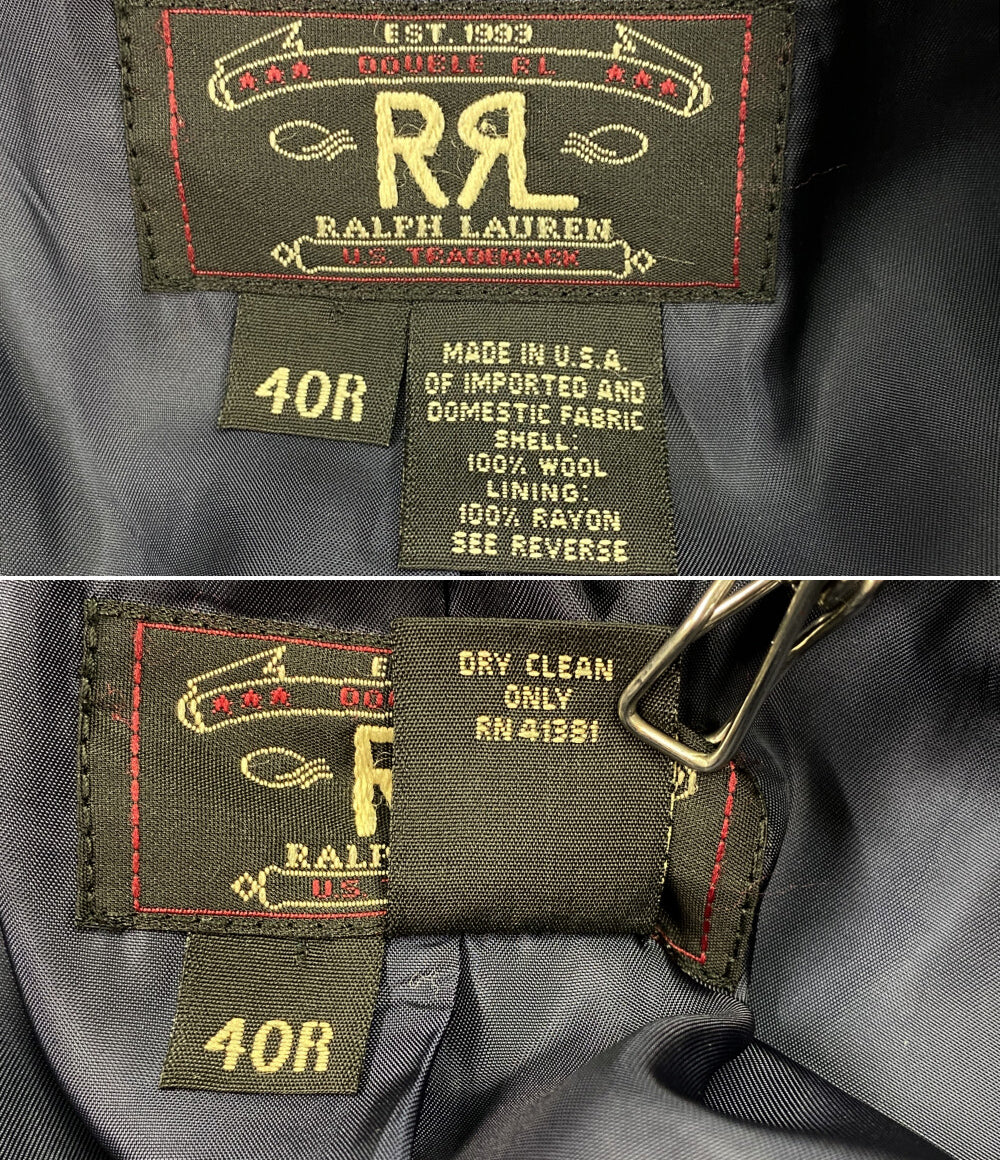 RRL テーラードジャケット チェック メンズ SIZE 40R ダブルアールエル