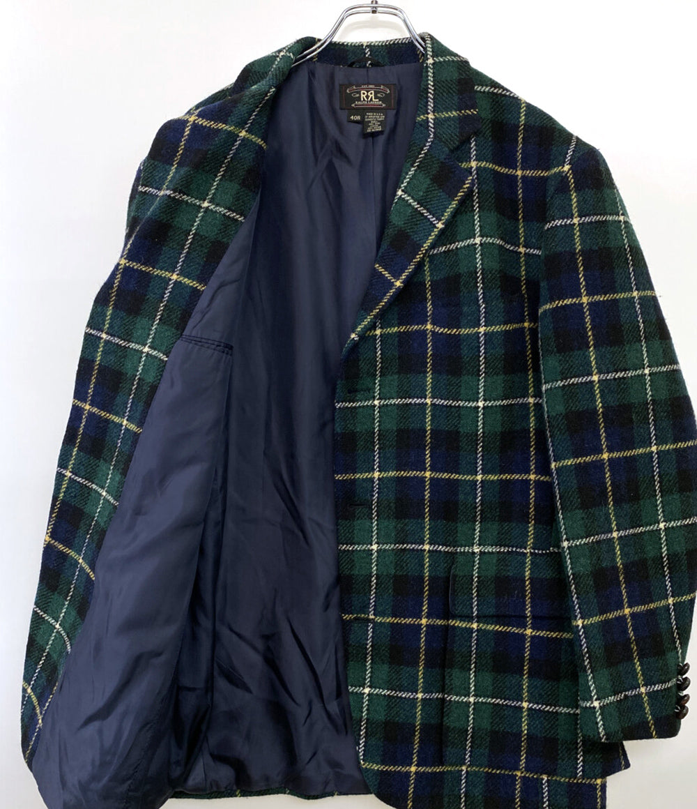 RRL テーラードジャケット チェック メンズ SIZE 40R ダブルアールエル