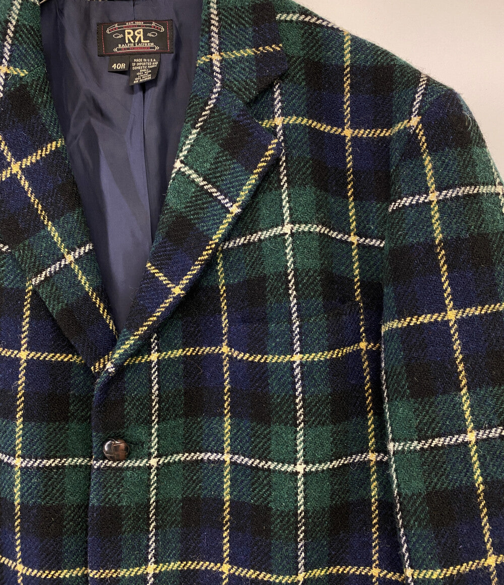 RRL テーラードジャケット チェック メンズ SIZE 40R ダブルアールエル