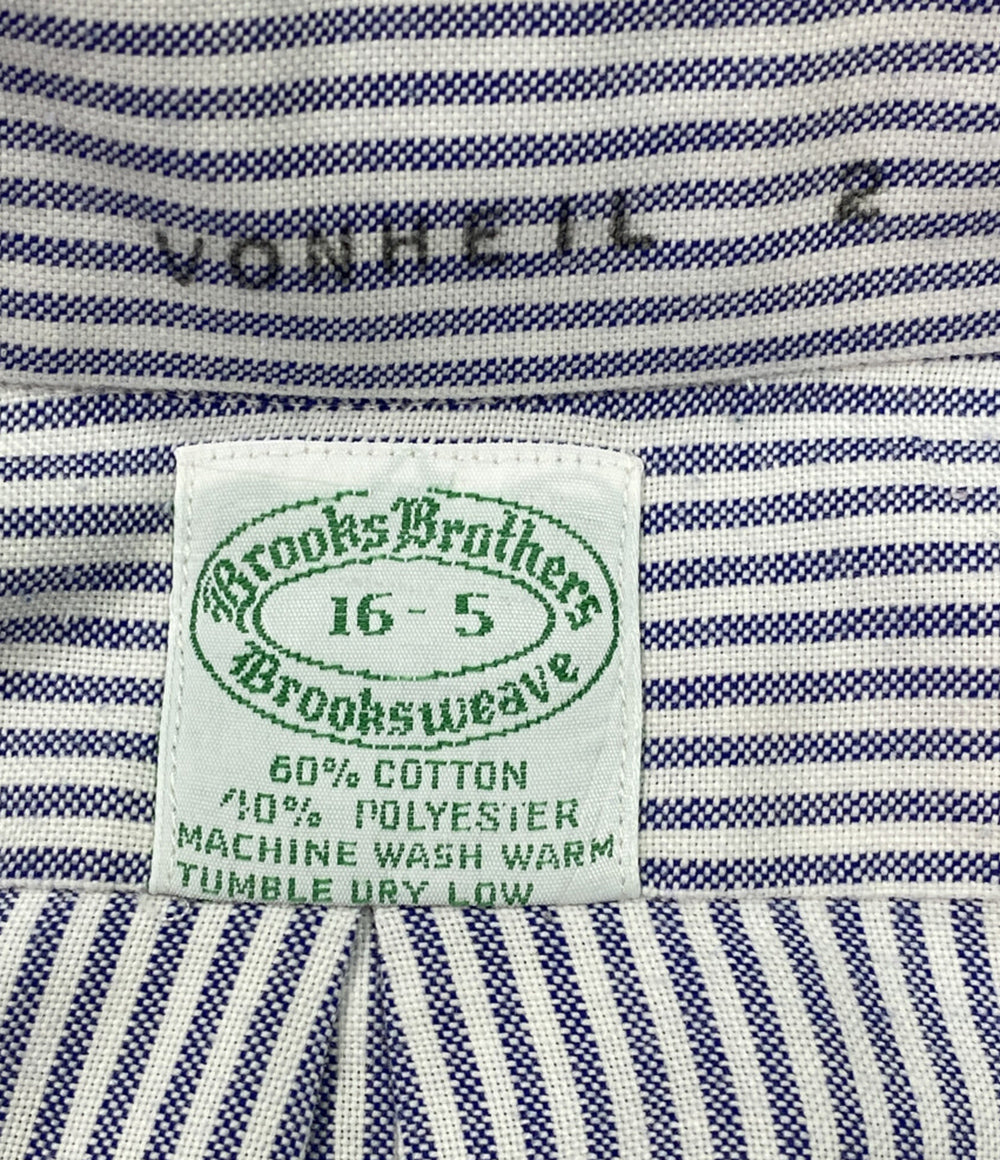ブルックスブラザーズ  長袖シャツ 70s 6ボタン ストライプ ボタンダウン      メンズ SIZE 16-5  Brooks Brothers
