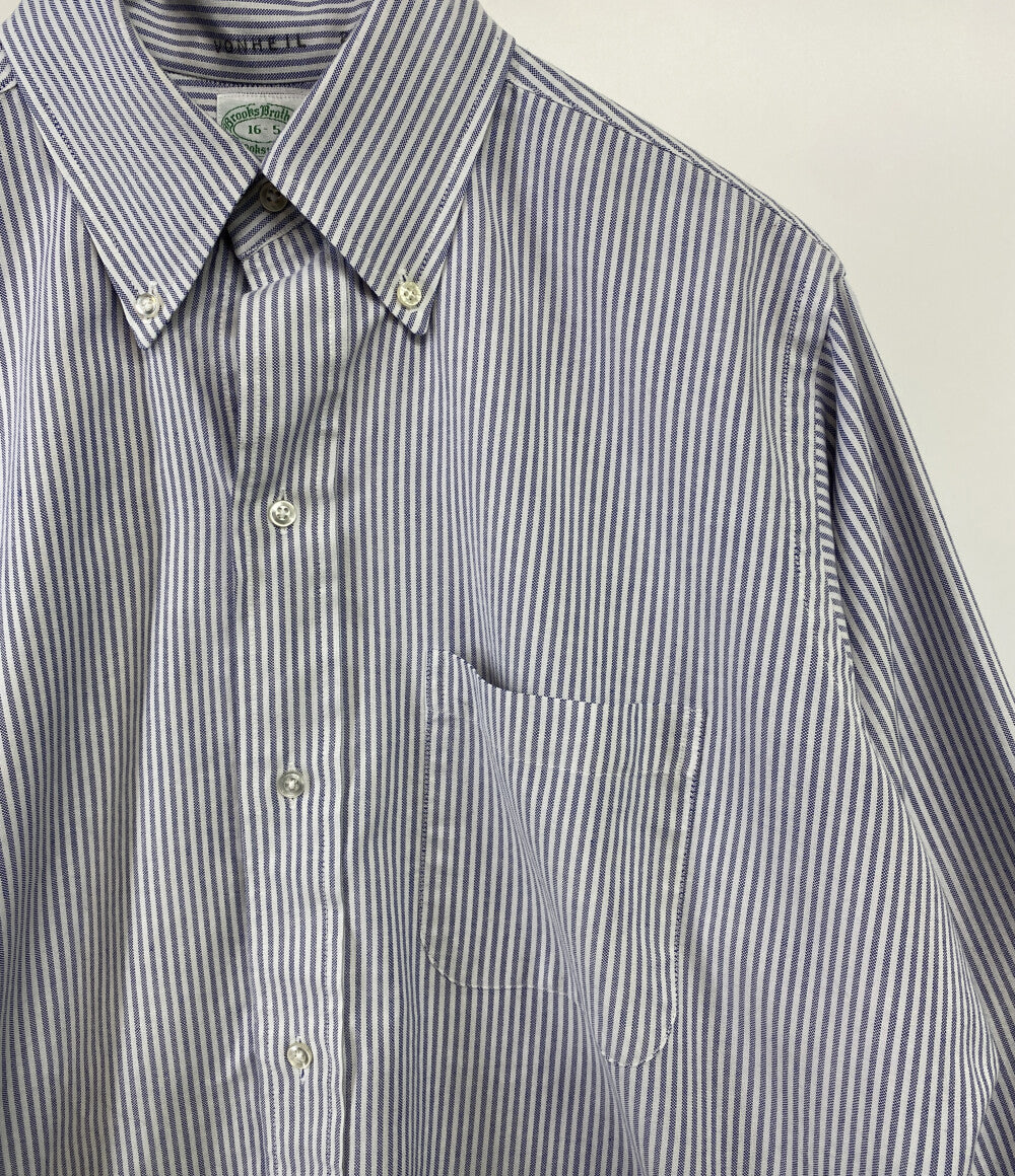 ブルックスブラザーズ  長袖シャツ 70s 6ボタン ストライプ ボタンダウン      メンズ SIZE 16-5  Brooks Brothers