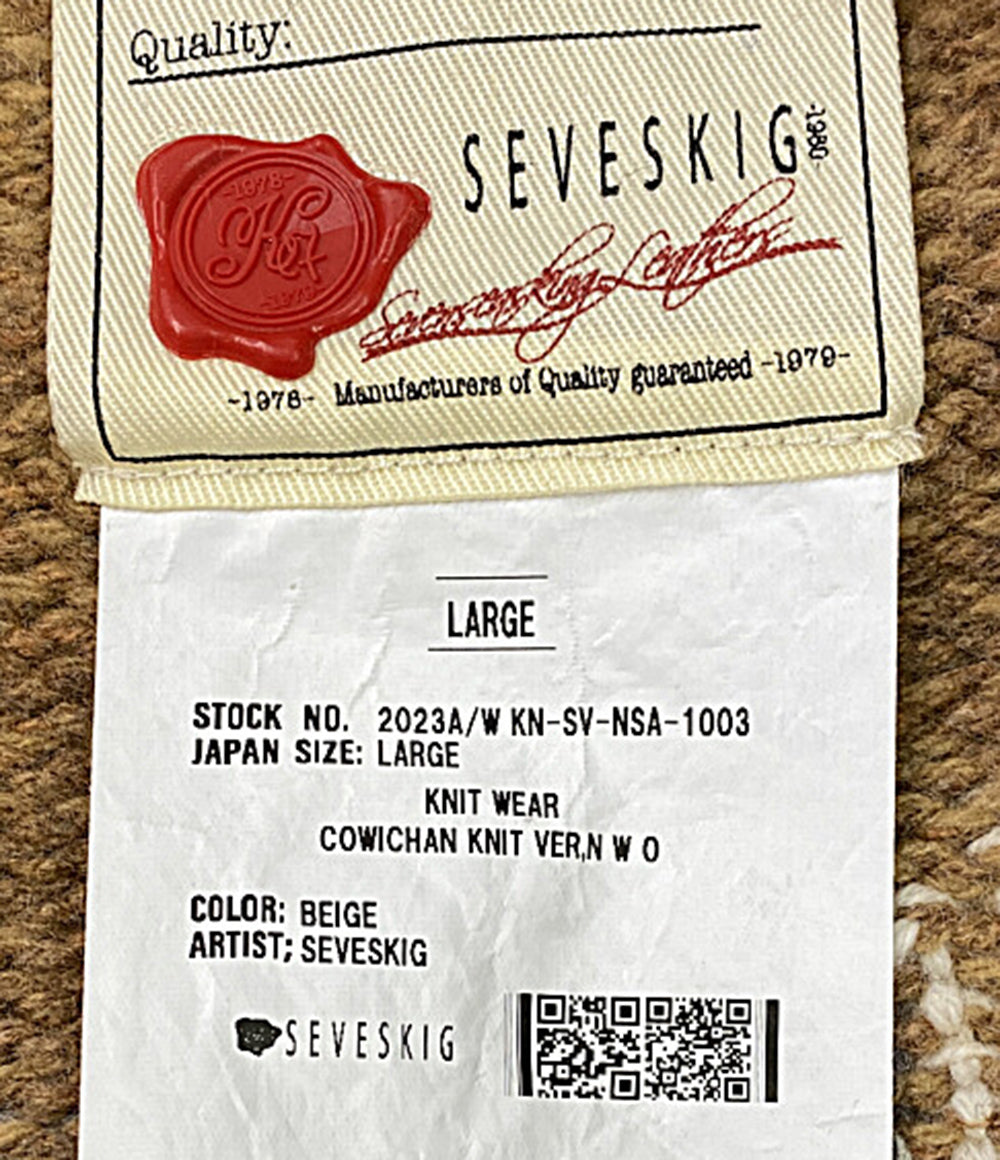 SEVESKIG ニット カウチン Cowichan Knit Ver N メンズ SIZE L セヴシグ