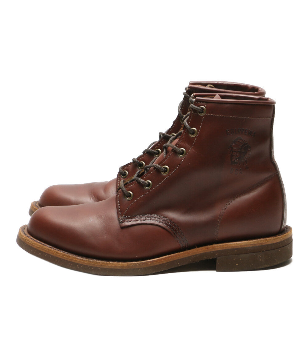 チペワ  ブーツ boots CORDOVAN 27cm      メンズ SIZE 8 1/2D  CHIPPEWA