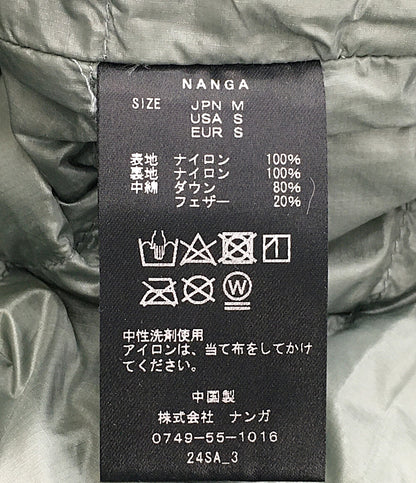 NANGA ナンガ ダウンコート SOFT DOWN COAT ベージュ メンズ SIZE M