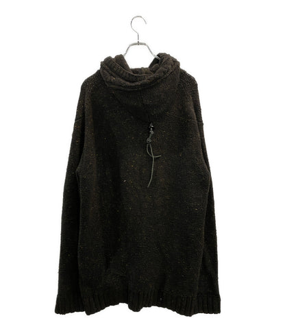 YOHJI YAMAMOTO POUR HOMME パーカー ニットジップパーカー HE-K15-188 メンズ SIZE 3 ヨウジヤマモトプールオム