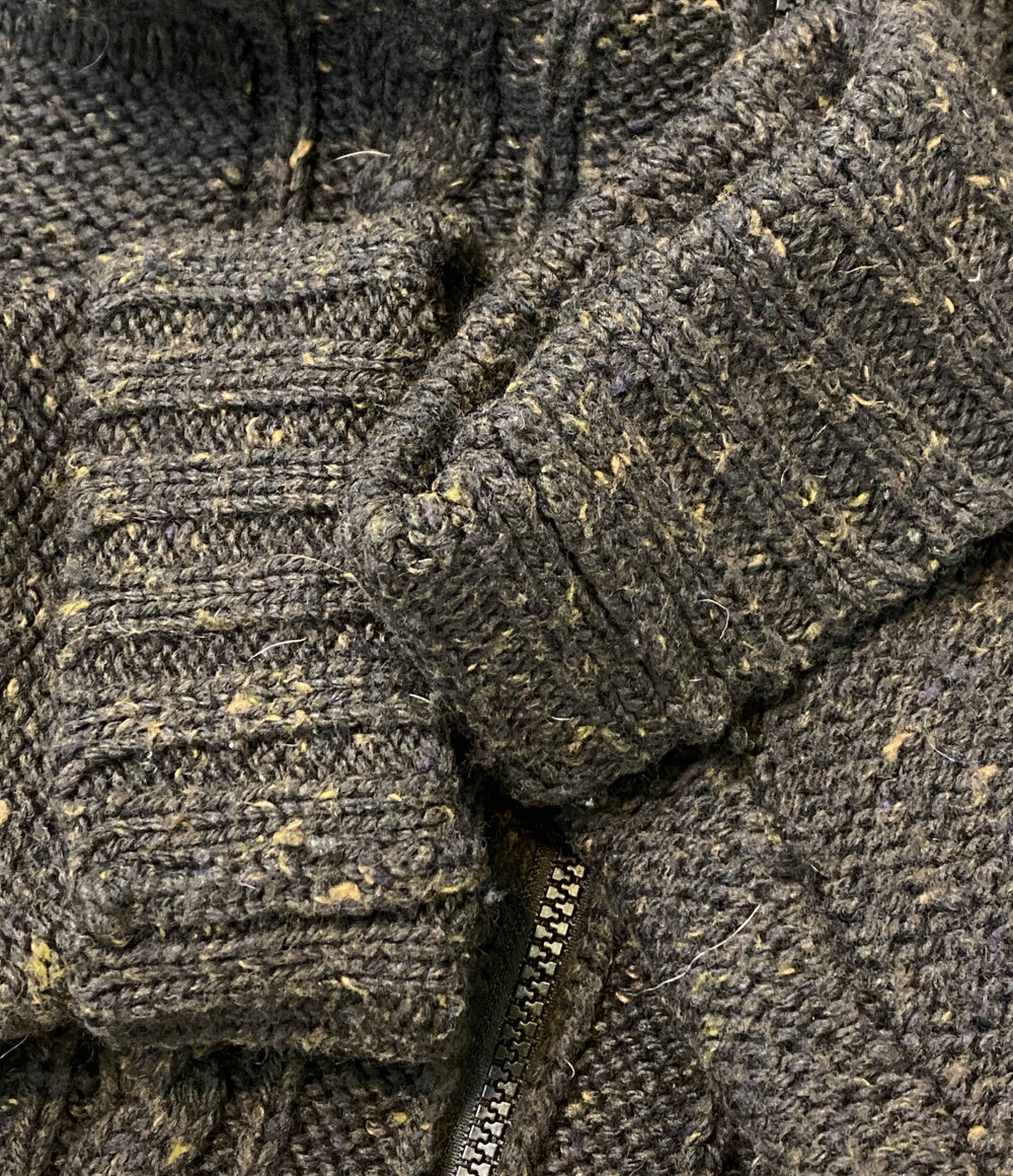 YOHJI YAMAMOTO POUR HOMME パーカー ニットジップパーカー HE-K15-188 メンズ SIZE 3 ヨウジヤマモトプールオム