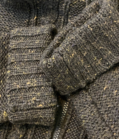 YOHJI YAMAMOTO POUR HOMME パーカー ニットジップパーカー HE-K15-188 メンズ SIZE 3 ヨウジヤマモトプールオム