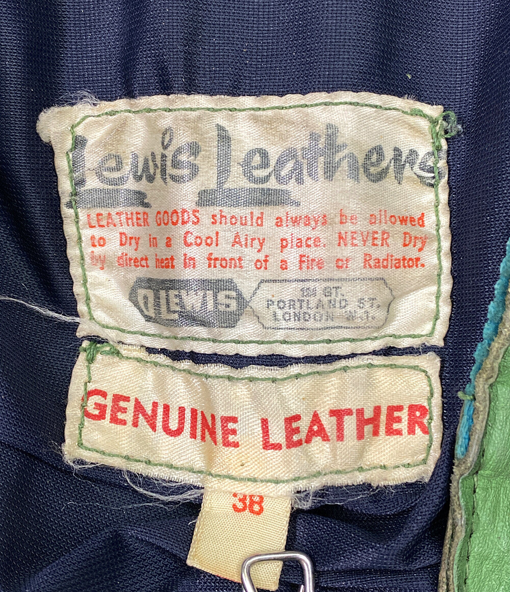 ルイスレザー  スタジャン PHANTOM グリーン      メンズ SIZE 38  Lewis Leathers