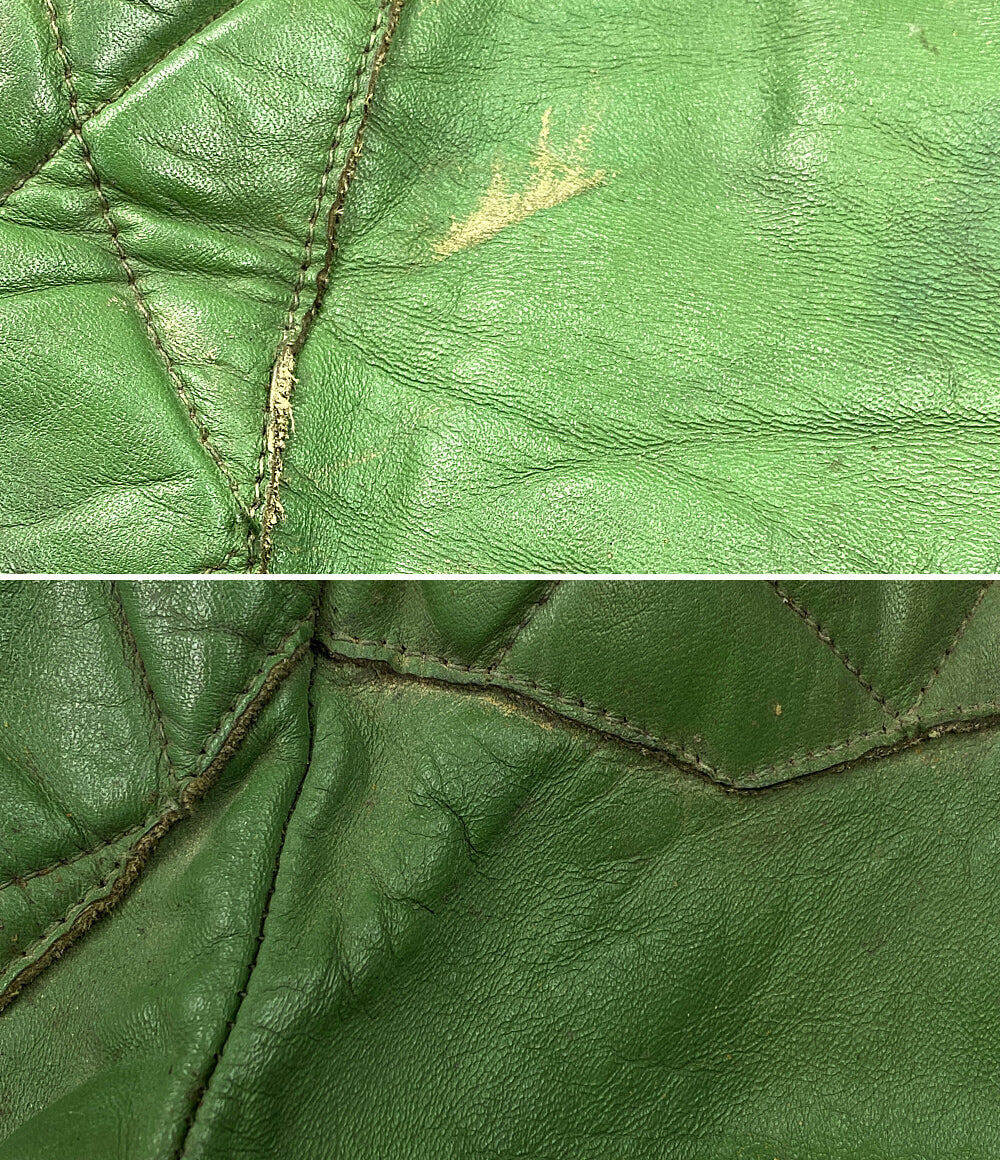 ルイスレザー  スタジャン PHANTOM グリーン      メンズ SIZE 38  Lewis Leathers